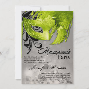 Convite de Aniversário para Quinceanera 5x7