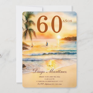 Convite De Aniversário Para Um Homem de 60 Anos