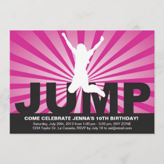 Convite de aniversário para uma garota