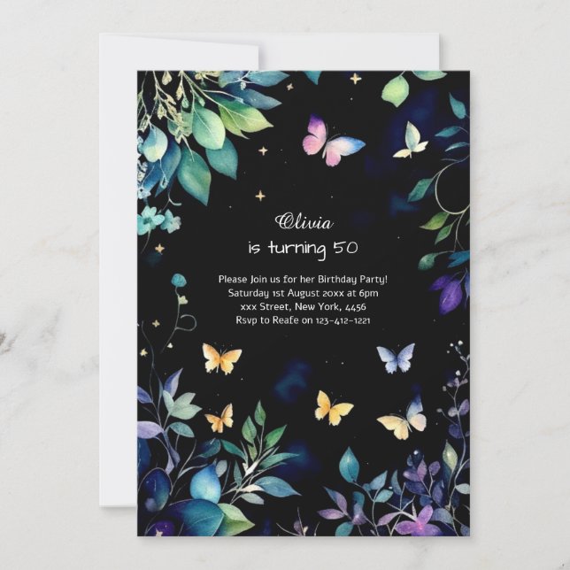 Convite de Aniversário Personalizado (Frente)