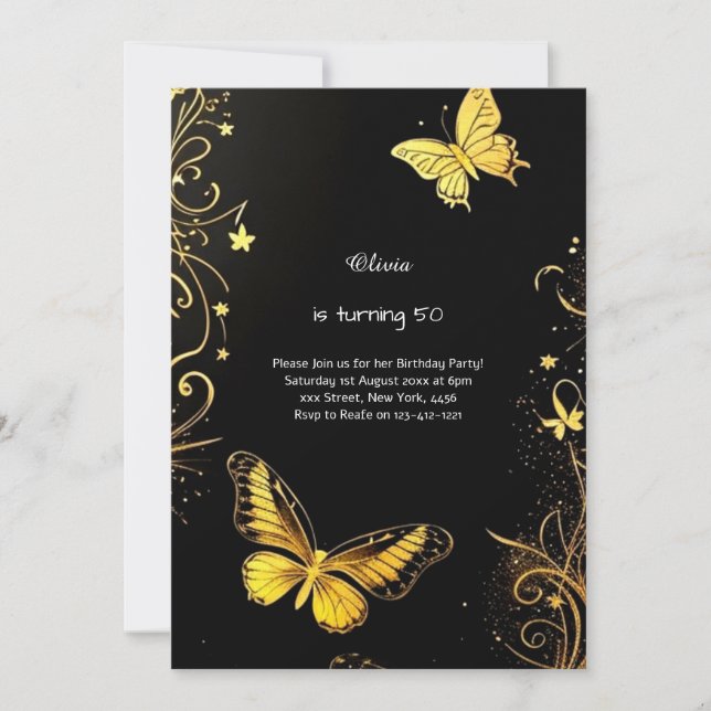 Convite de Aniversário Personalizado (Frente)