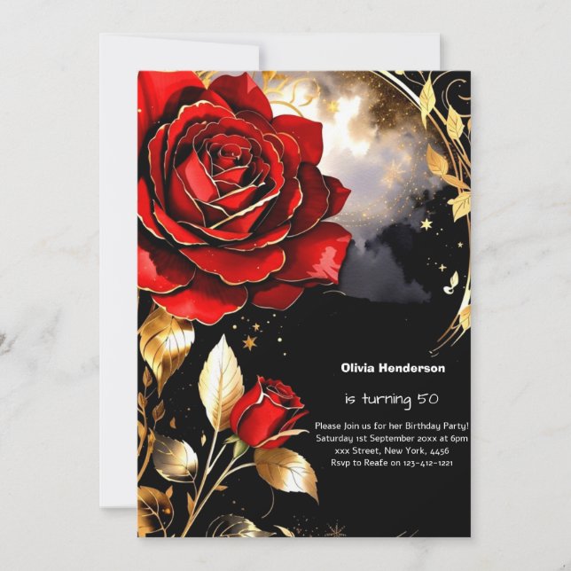 Convite de Aniversário Personalizado (Frente)