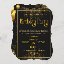 Convite de aniversário Personalizado