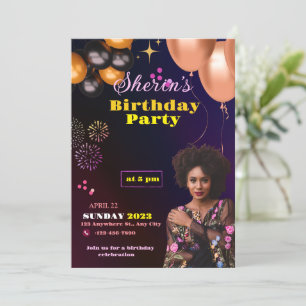 Convite de Aniversário Personalizado, Cartão de An
