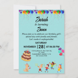 Convite de Aniversário Personalizado com Design Co