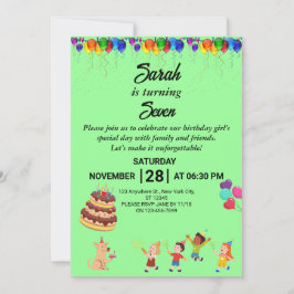 Convite de Aniversário Personalizado com Design Co