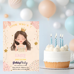 Convite de Aniversário Personalizado com Foto da P