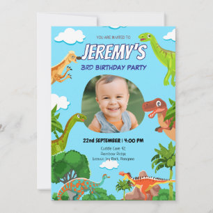 Convite de Aniversário Personalizado com Foto de D