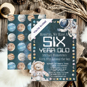 Convite de Aniversário Personalizado com Idade par