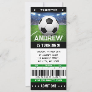 Convite de Aniversário Personalizado com Ingresso