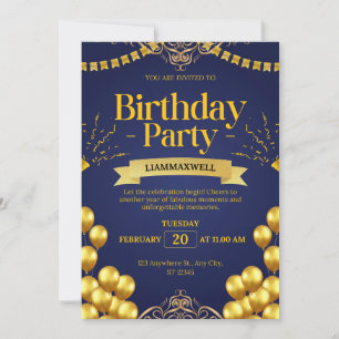 Convite de Aniversário Personalizado De Berry   Ed