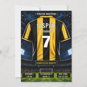 Convite de Aniversário Personalizado de Camisa de