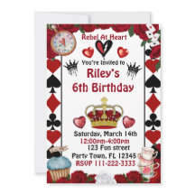 Convite de aniversário personalizado Descendentes 