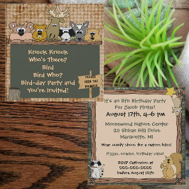 Convite De Aniversário Personalizado Para Animais