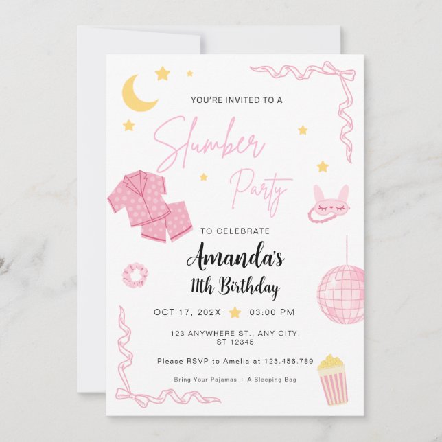 Convite de Aniversário Personalizado para Festa do (Frente)