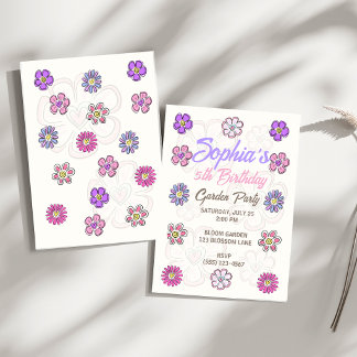Convite de Aniversário Personalizado para Festa no