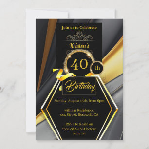Convite de aniversário personalizável