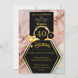 Convite de aniversário personalizável