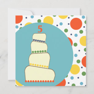 Convite de Aniversário Personalizável da Crianç