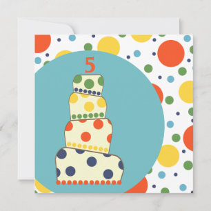 Convite de Aniversário Personalizável da Crianç