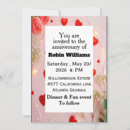 Convite de Aniversário Personalizável | Editável
