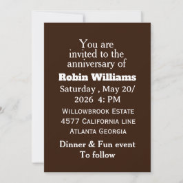 Convite de Aniversário Personalizável | Editável