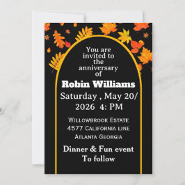 Convite de Aniversário Personalizável | Editável