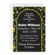 Convite de Aniversário Personalizável | Editável