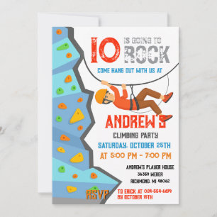 Convite de Aniversário Pessoal para Festa de Escal