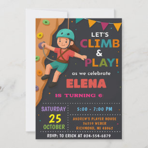 Convite de Aniversário Pessoal para Festa de Escal