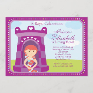 Convite de aniversário princesa
