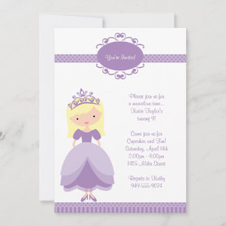 Convite de aniversário princesa