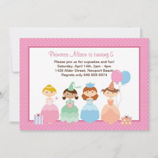 Convite de aniversário princesa