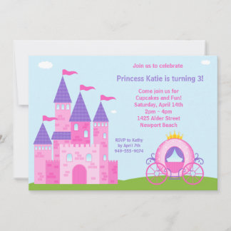 Convite de aniversário princesa