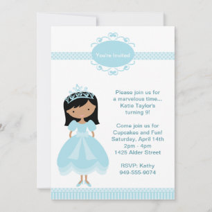 Convite de aniversário princesa