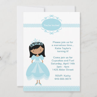 Convite de aniversário princesa