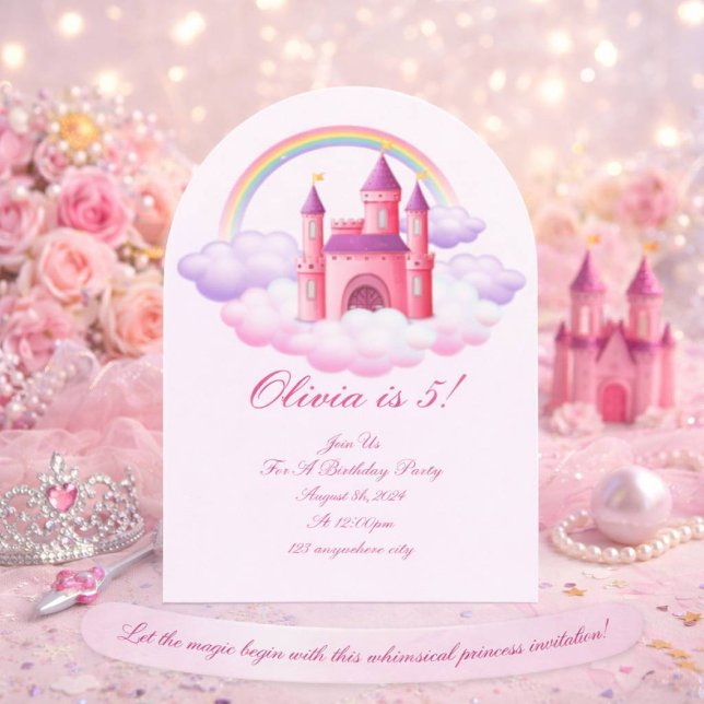 CONVITE DE ANIVERSÁRIO PRINCESS (Criador carregado)