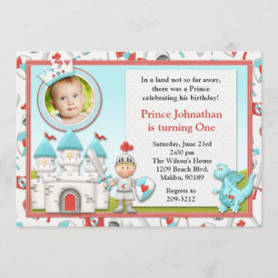 Convite de aniversário Príncipe