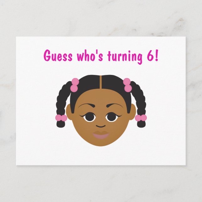 Convite de Aniversário #Proud2BNaturalMe (Frente)