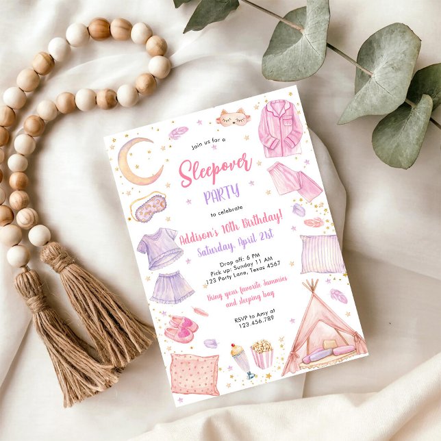 Convite de Aniversário Rosa de Spa para Meninas em (Criador carregado)