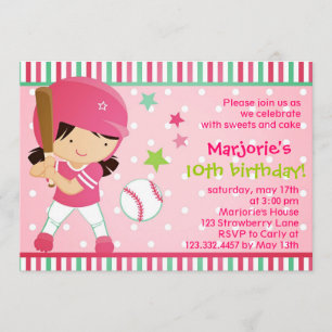 Convite de aniversário Rosa Sofiscar