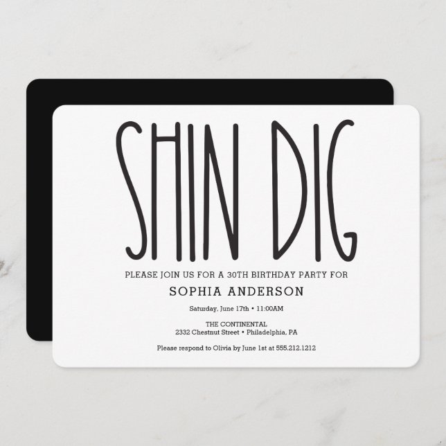 Convite de aniversário Russo Farmhouse Engraçado (Frente/Verso)