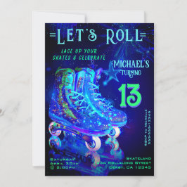 Convite de aniversário skate