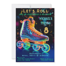 Convite de aniversário skate