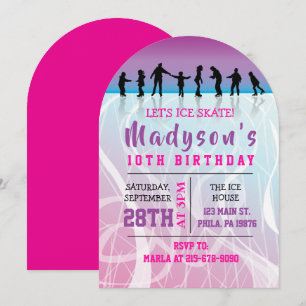 Convite de aniversário Skate GELO