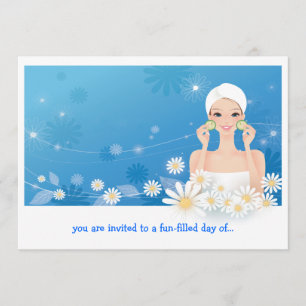 Convite De Aniversário Spa Breeze