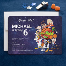 Convite de Aniversário SPACE JAM™