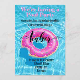 Convite de Aniversário Super Doce Personalizável