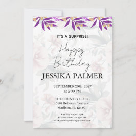 Convite de Aniversário Surpresa