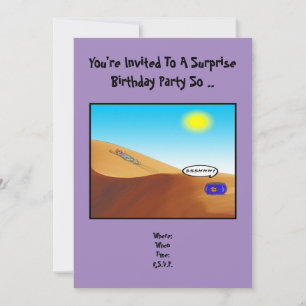 Convite De Aniversário Surpresa.